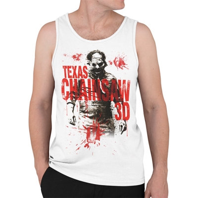 TANK TOP TEXAS MASSACRE BIAŁA